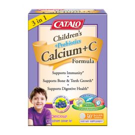 Children’s Milk Calcium with Probiotics & Acerola Cherry