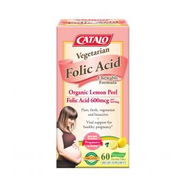 Vegetarian Folic Acid from Organic Lemon Peel Chewable Formula